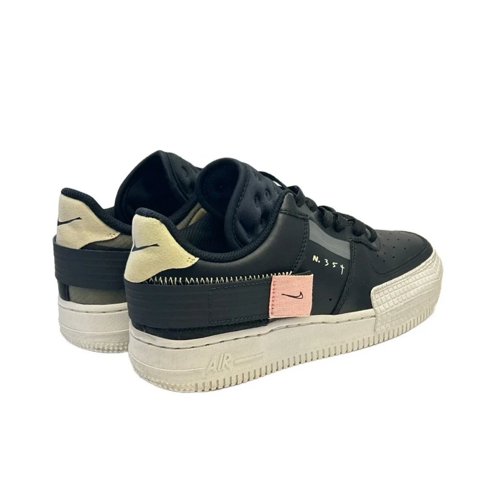 Nike‎ AF1-Type Air Force 1 Type Low Black-Anthracite-Zinnia Youth Size 4.5Y